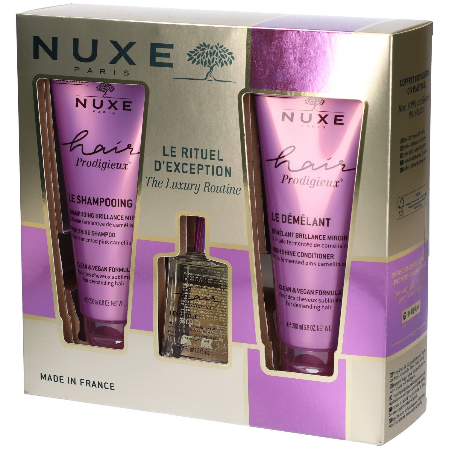 Nuxe Cofanetto Hair Prodigieux® 3 Prodotti 1 pz Set