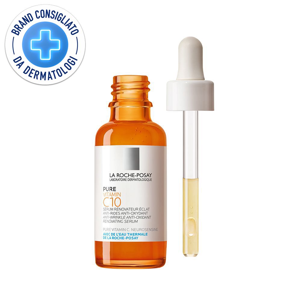 La Roche-Posay Redermic Siero Pure Vitamin C10, anti-rughe e antiossid