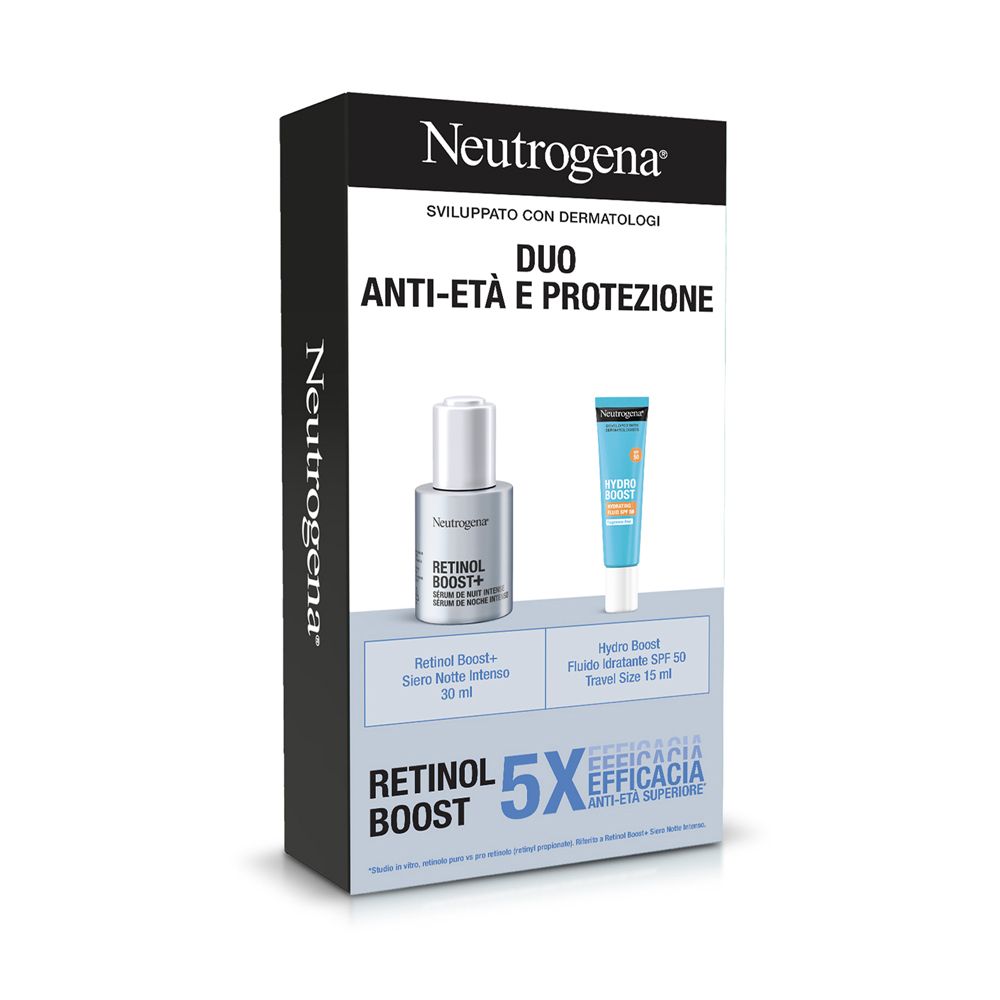 Cofanetto regalo Neutrogena DUO anti-età e protezione con Siero Viso n