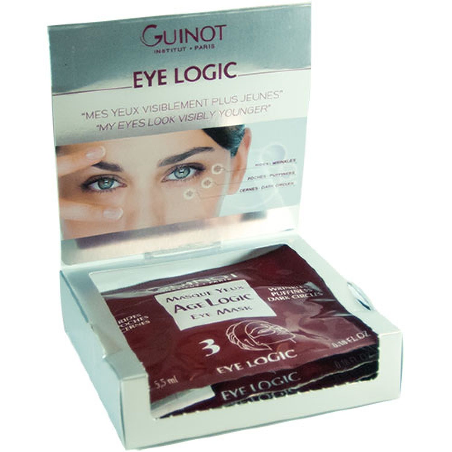 Guinot Masque Yeux Age Logic Set di maschere per gli occhi 4 bustine d