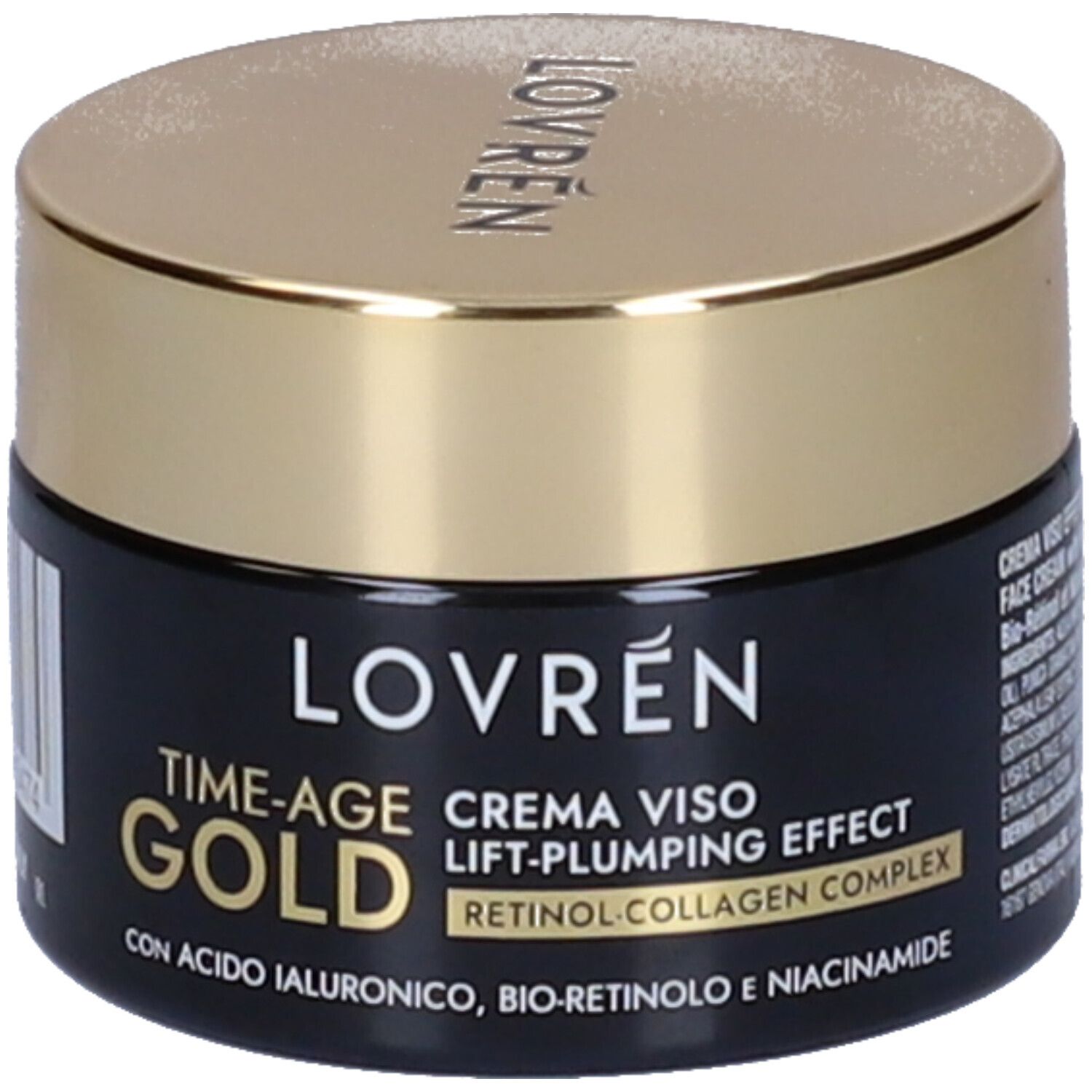 Lovren Crema Viso Time Age Gold Lift Plumping Effect 30 ml