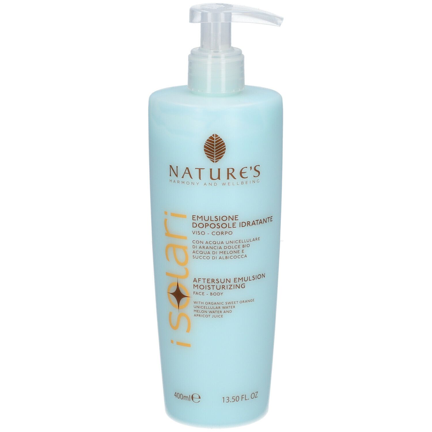 NATURE'S iSolari Emulsione Doposole Idratante 400 ml Crema