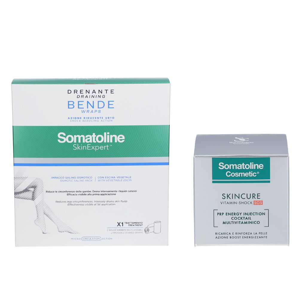 Somatoline SkinExpert™ Drenante Bende Azione Riducente Urto + Cosmetic