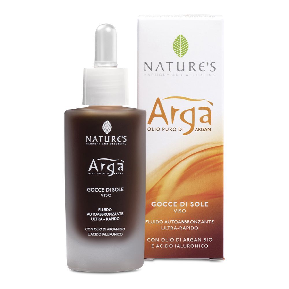 NATURE'S Argà Gocce di Sole Viso Fluido Autoabbronzante 30 ml Soluzion
