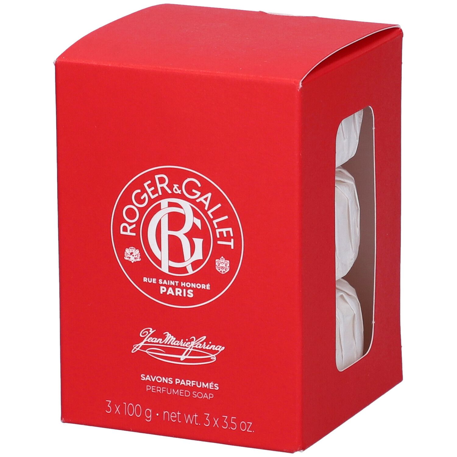 Roger & Gallet Jean Marie Farina Box Saponette 3x100 g Sapone