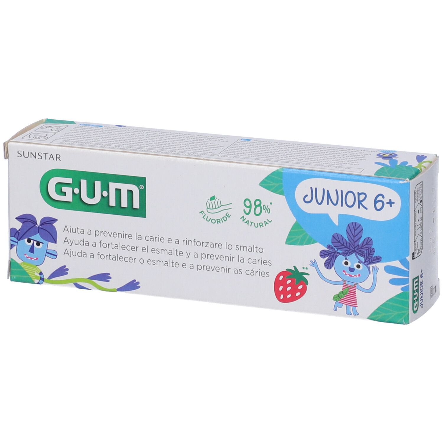 Gum® Dentifricio Junior 6+ anni Gusto Fragola 50 ml