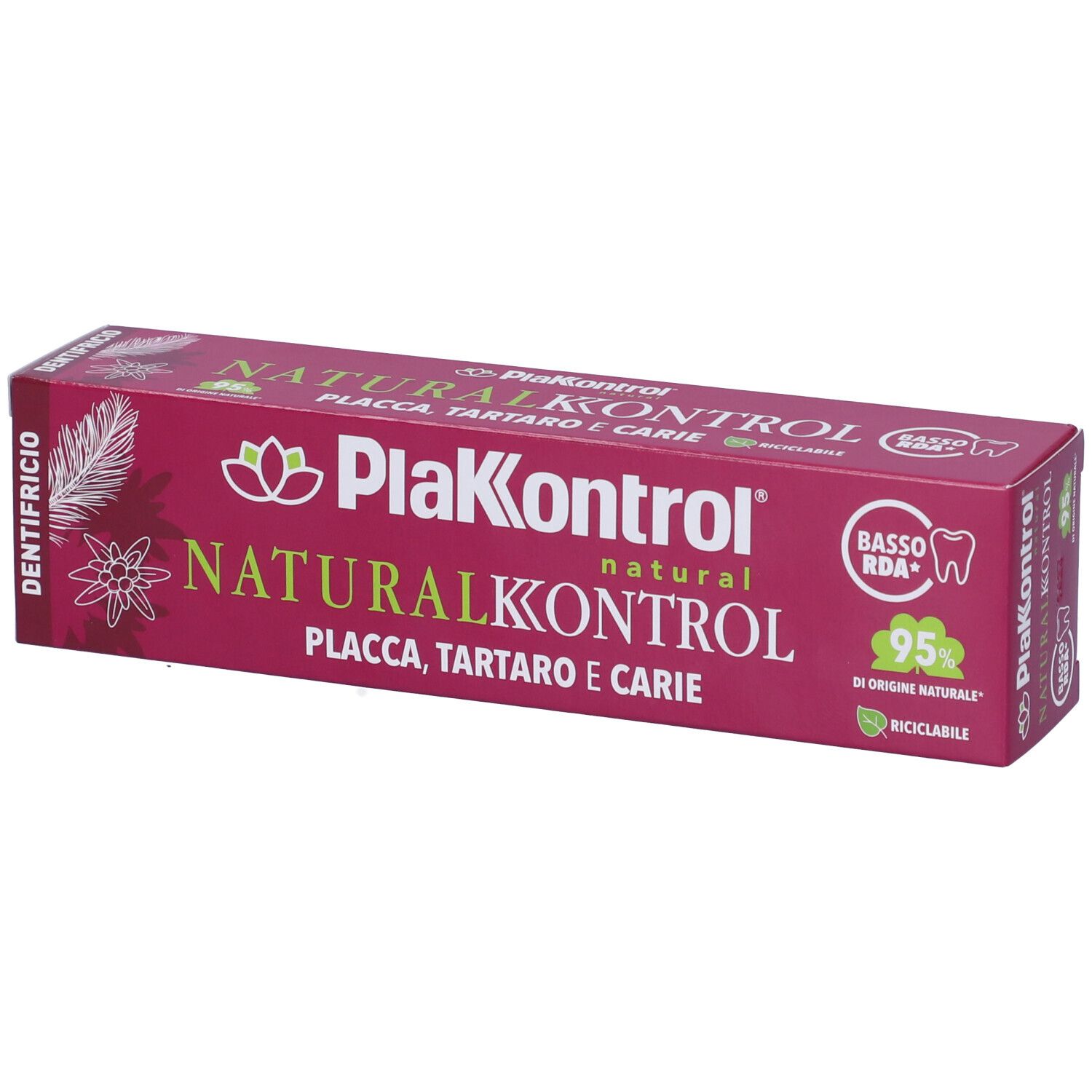 Plakkontrol Natural Kontrol Dentifricio 75 ml