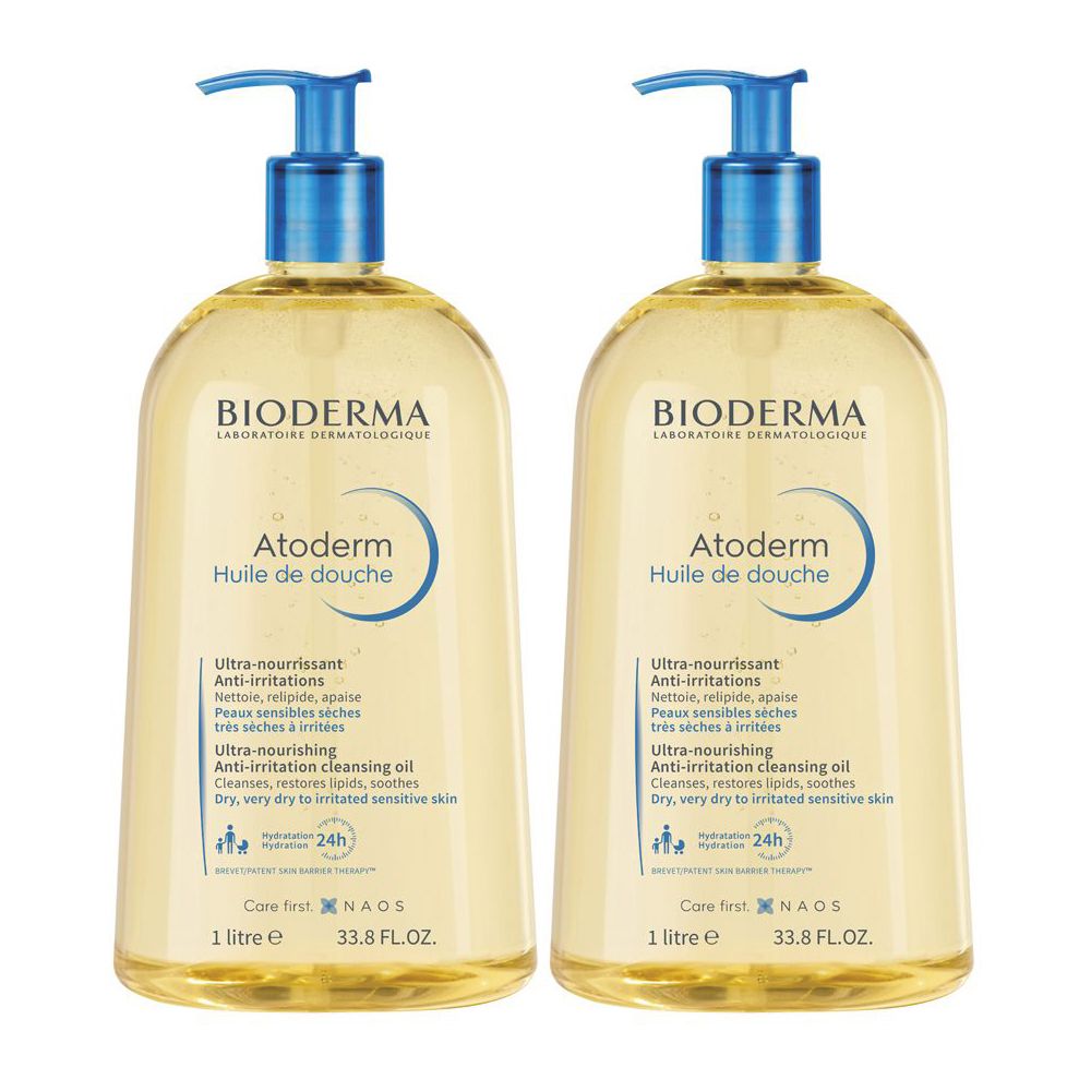BIODERMA Atoderm Huile de Douche Set da 2 2x1 l Olio