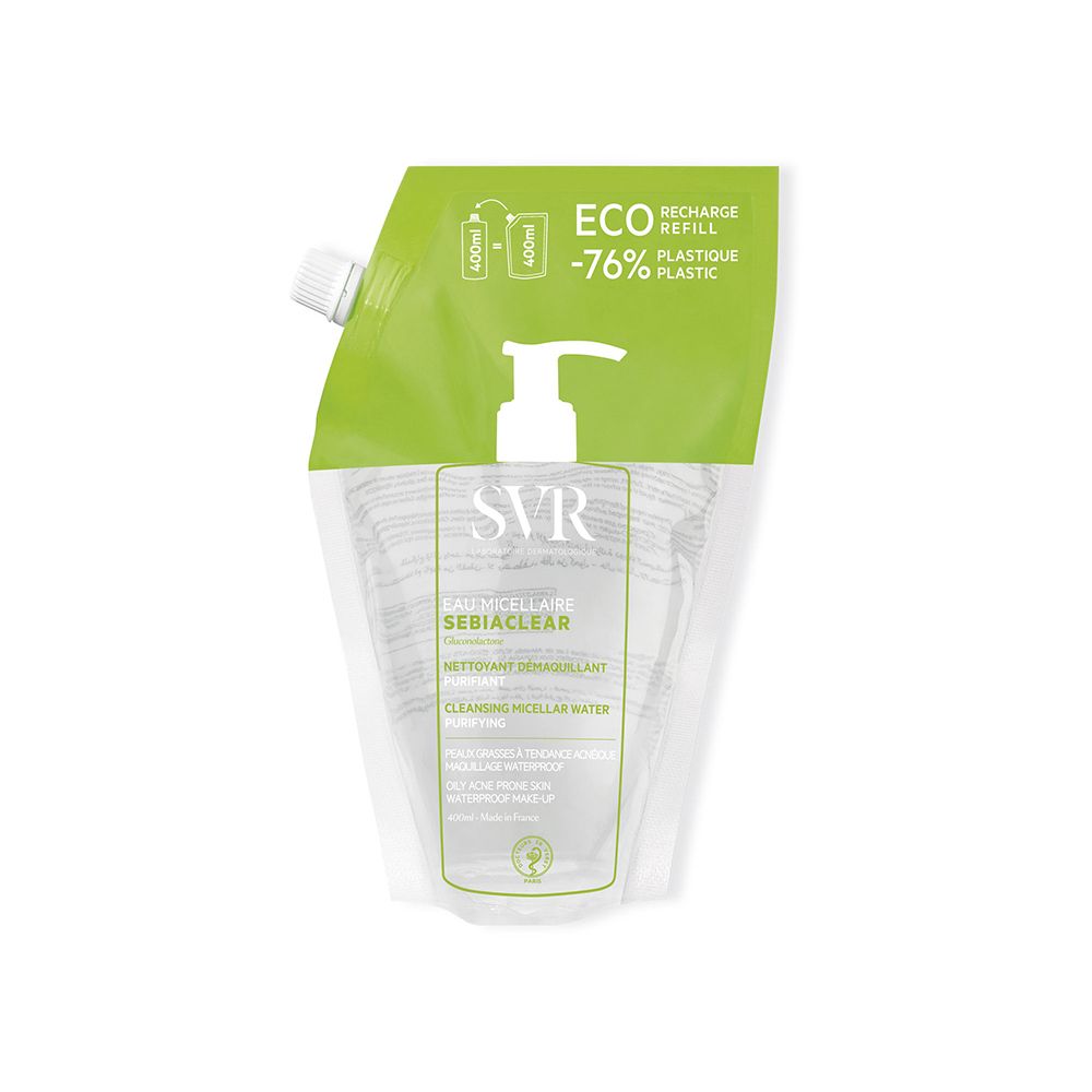 SVR SEBIACLEAR Acqua Micellare 400ml REFILL 400 ml Detergente