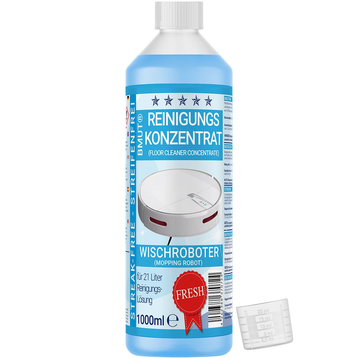 BMUT Detergente per robot lavapavimenti 2000 ml Concentrato