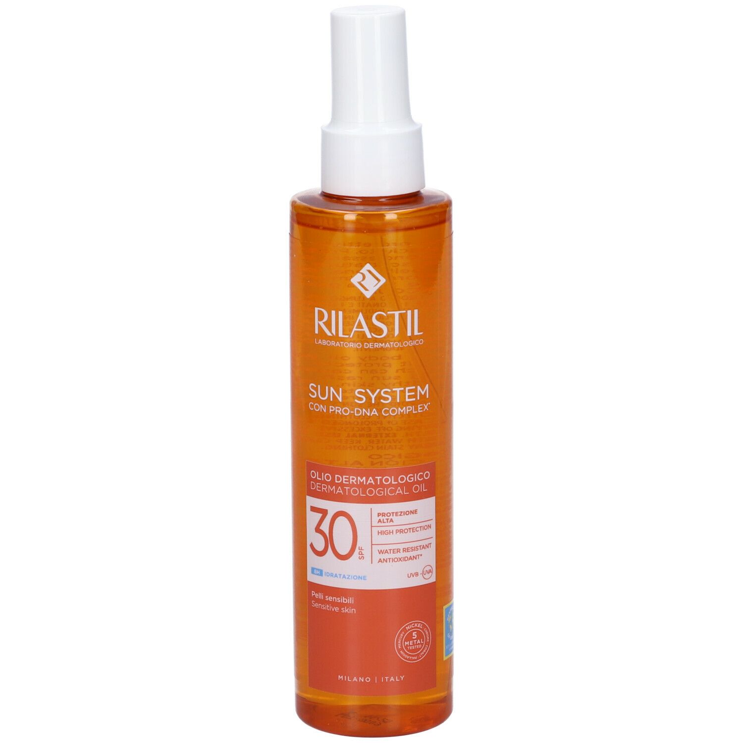 Rilastil Sun System Olio Dermatologico SPF 30 200 ml