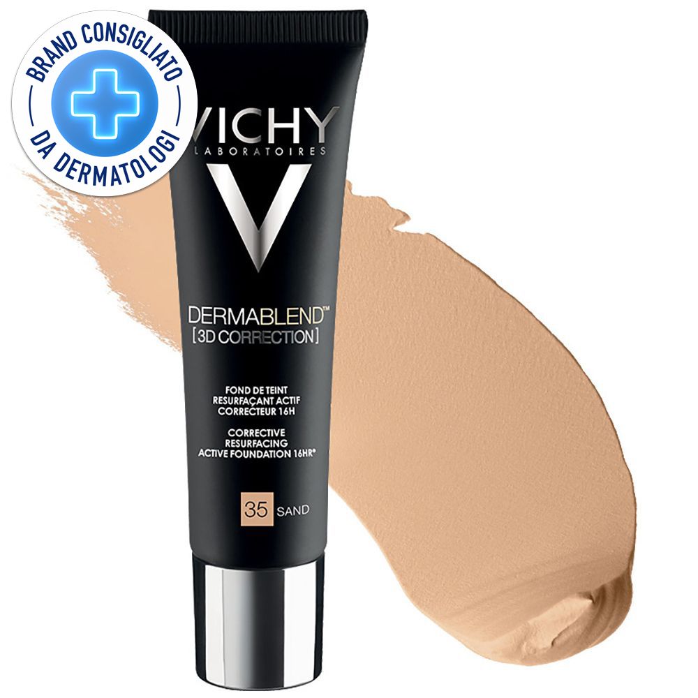Vichy Dermablend 3D Fondotinta coprente per pelle grassa con imperfezi