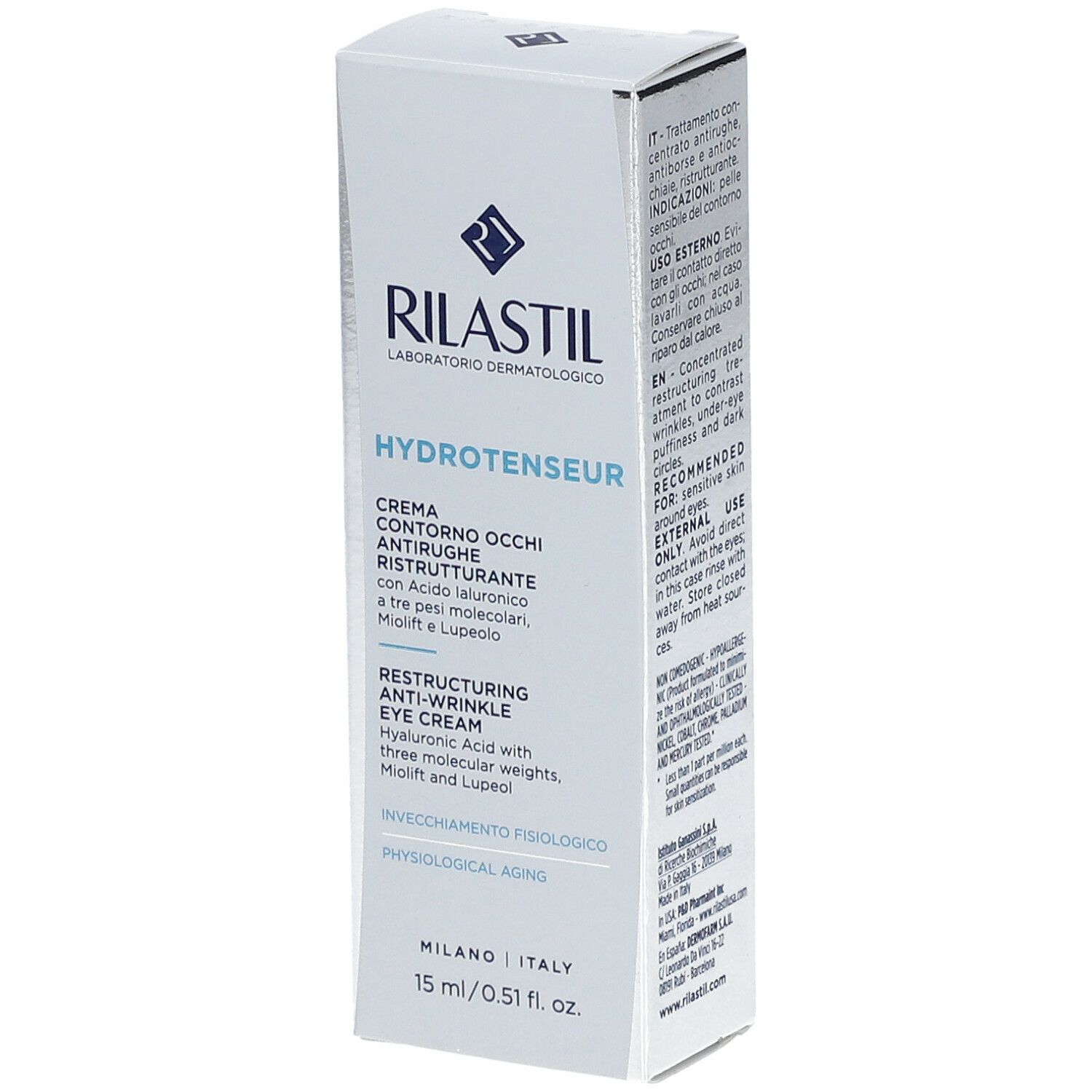 RILASTIL Hydrotenseur Crema Contorno Occhi Antirughe Ristrutturante 15