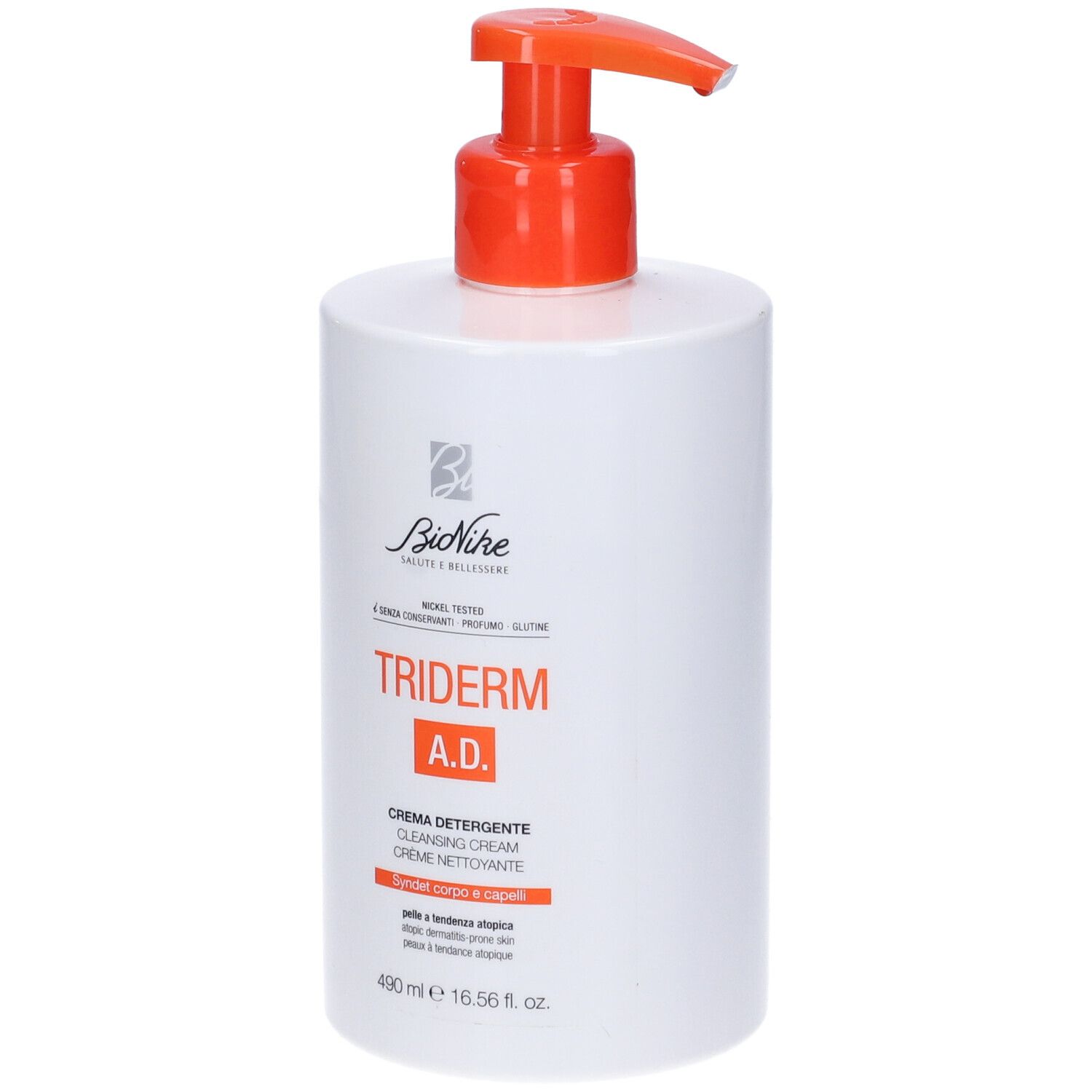 Bionike Triderm A.D. Crema Detergente 490 ml per la pelle