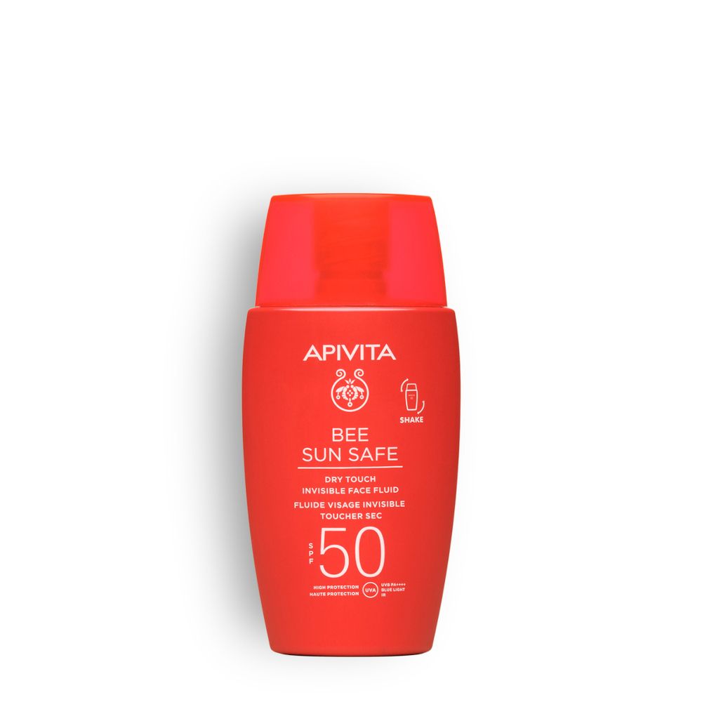 APIVITA Bee Sun Safe Dry Touch Invisible Face Fluid- SPF 50 ml Lozione