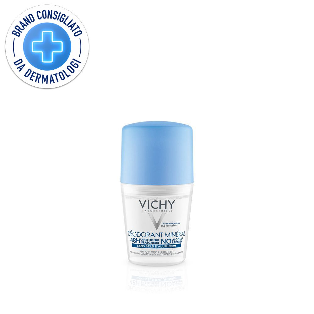 Vichy Deodorante Roll-on pelle sensibile e depilata 50 ml Roller
