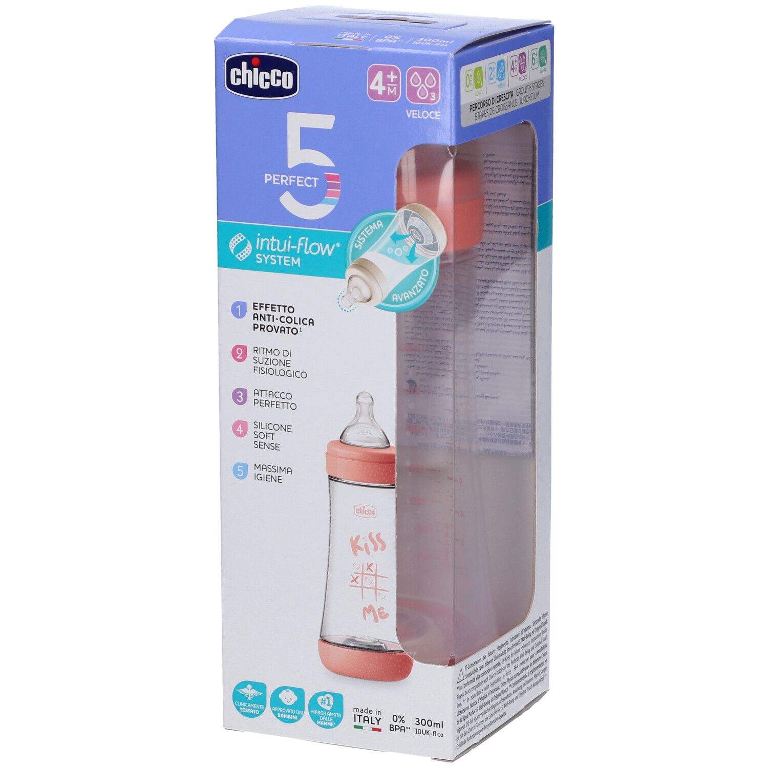 Chicco Biberon P5 300ml Fast Silicone 1 pz Altro