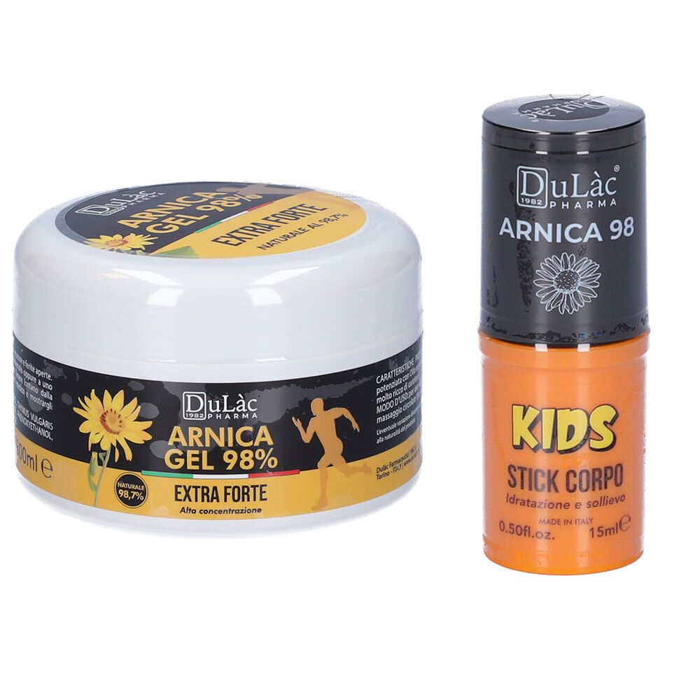 Dulac Arnica Gel 98% Extra Forte + 98 Kids Stick Corpo 30+15 ml Set
