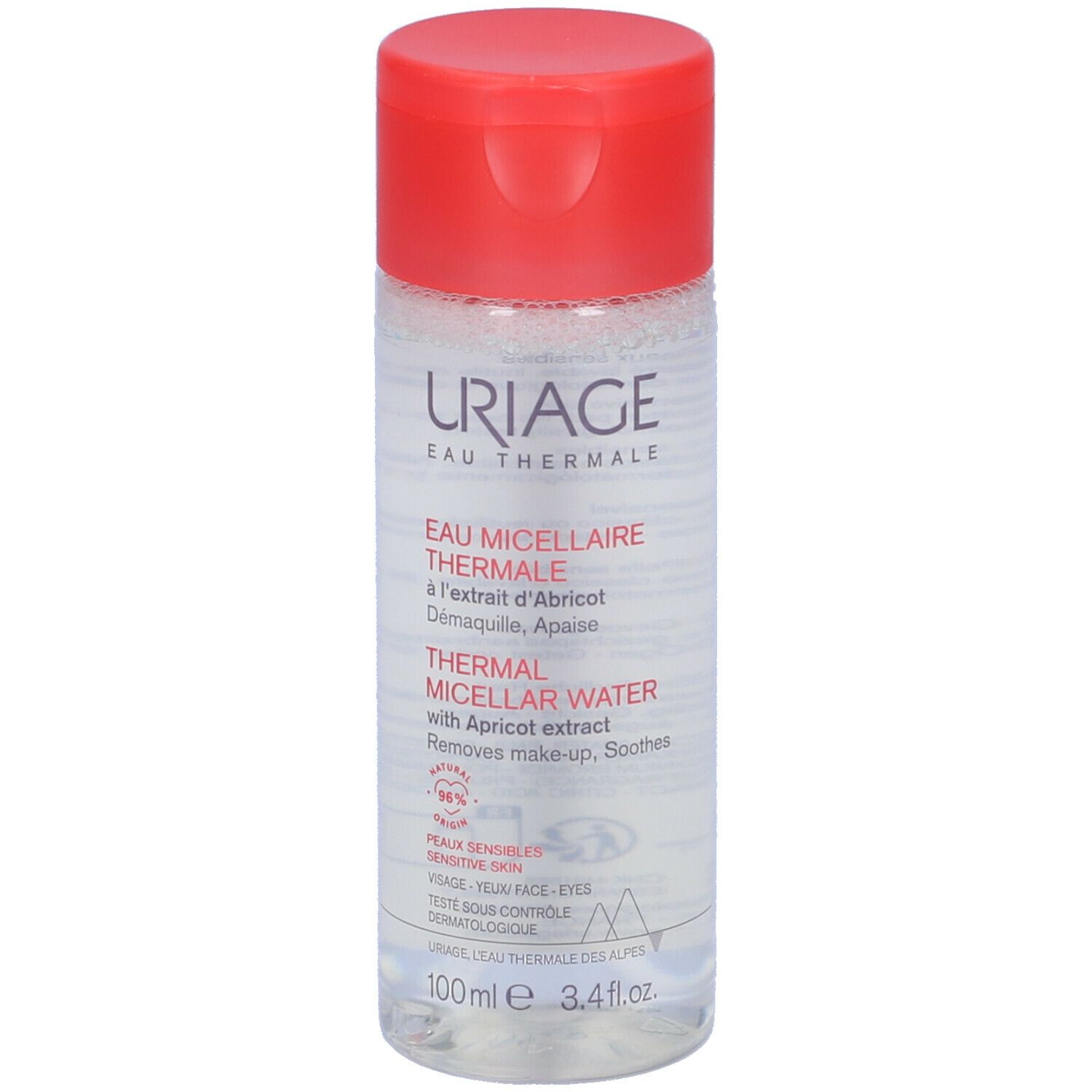 URIAGE Acqua Micellare Termale per Pelli Sensibili 100 ml Gel detergen