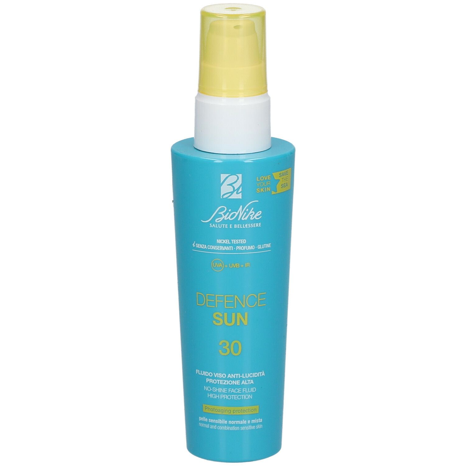 BioNike Defence Sun Fluido Viso Anti-Lucidità SPF 30 50 ml