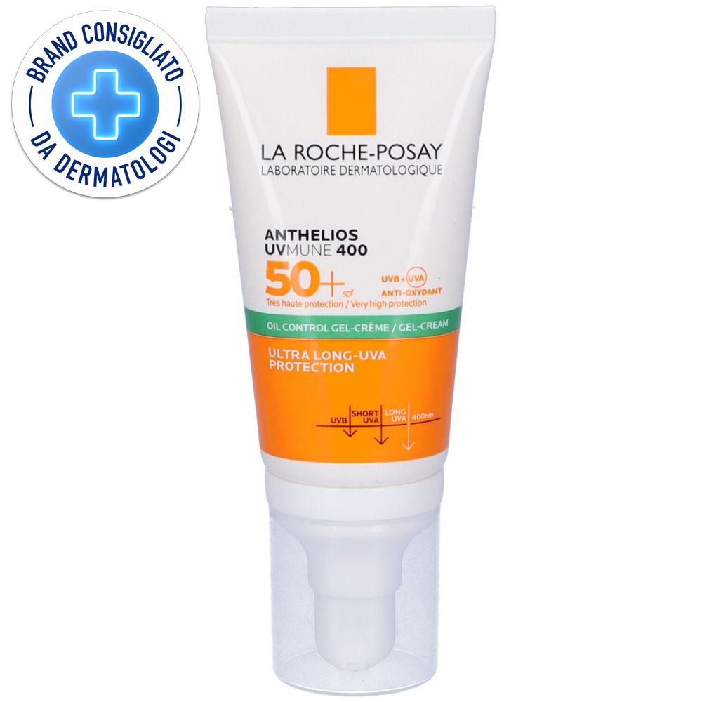 La Roche-Posay Anthelios Gel Crema Solare Viso XL Tocco Secco con Prof