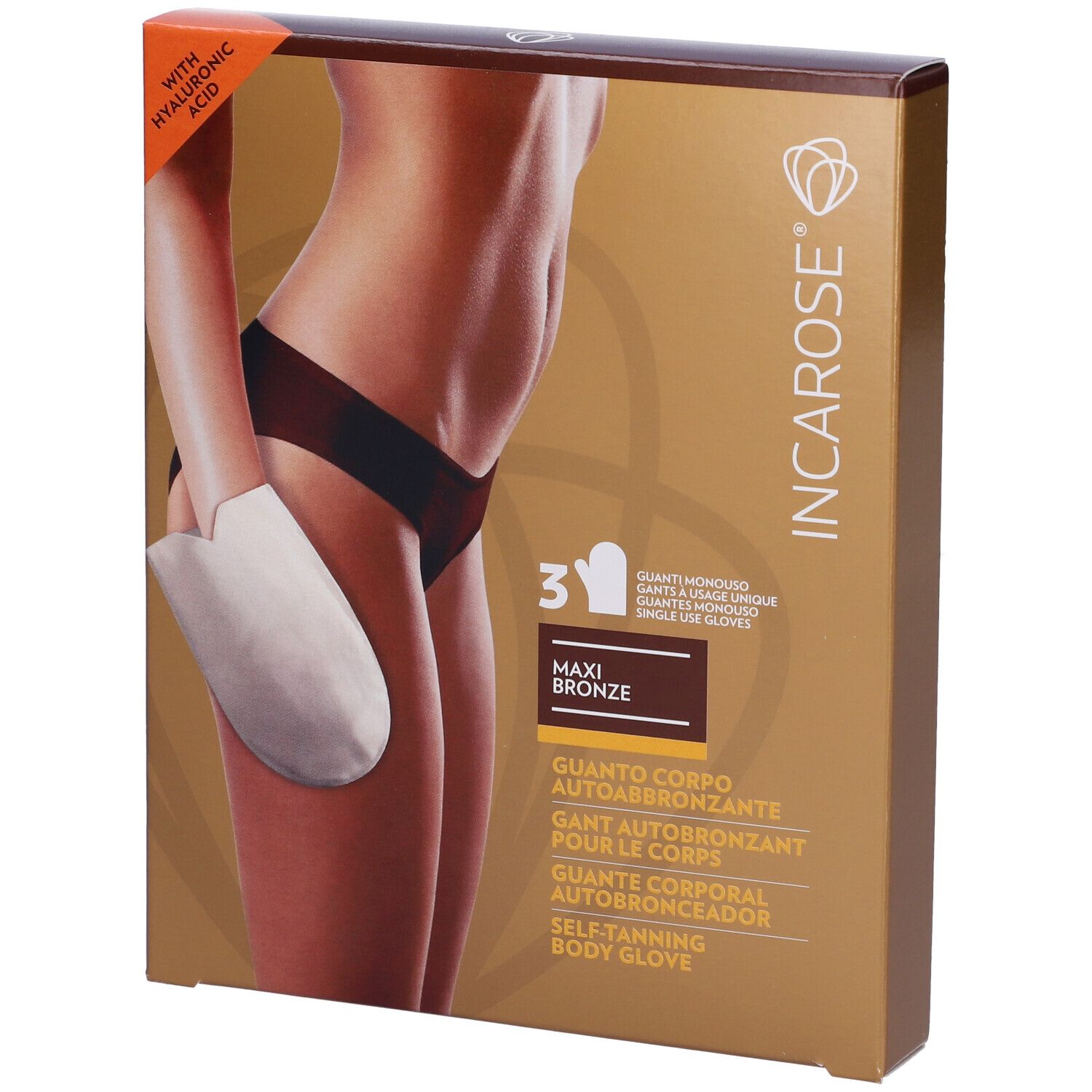 INCAROSE® Maxi Bronze Guanto Corpo 3 pz Altro