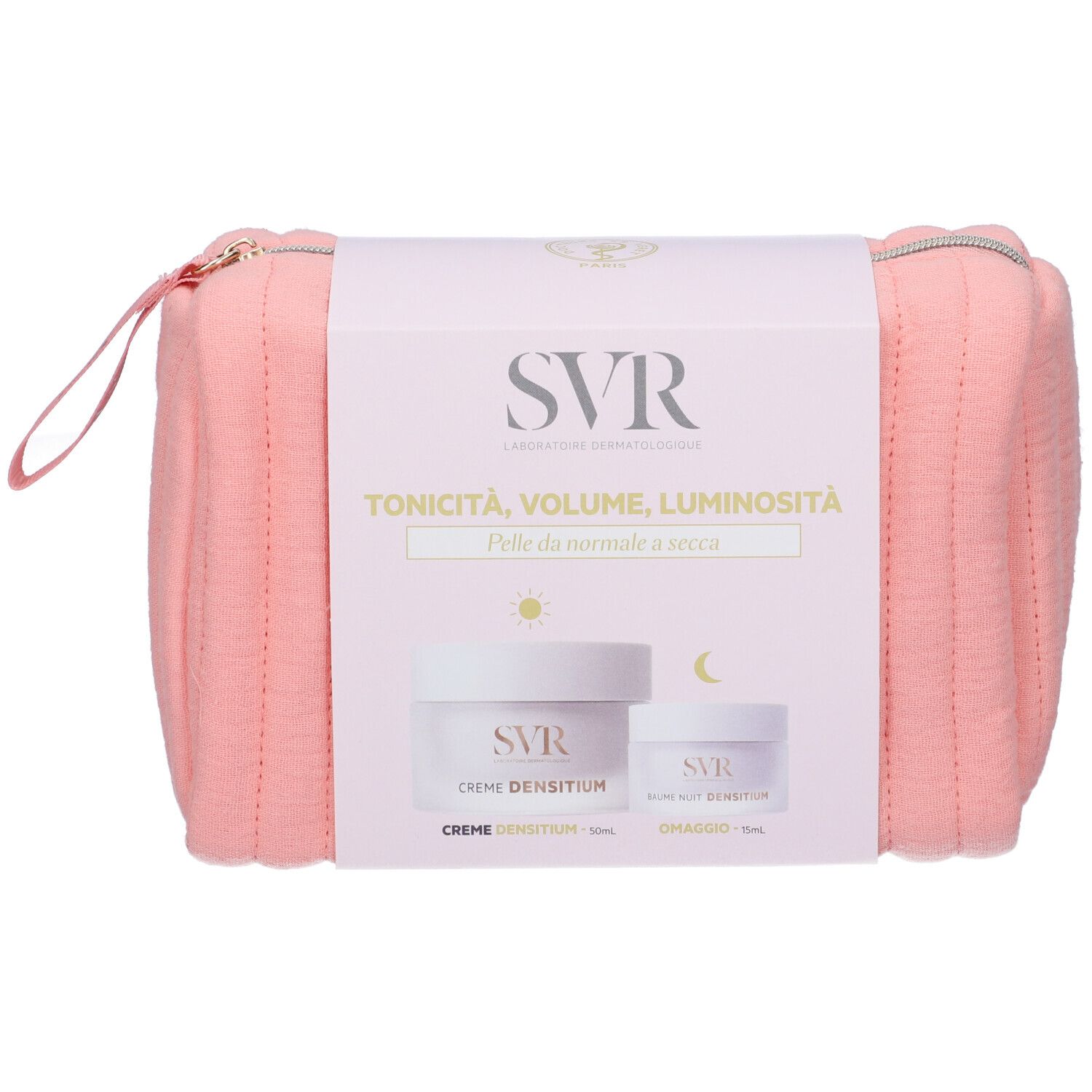 SVR Densitium Set Tonicità, Volume, Luminosità Crema + Balsamo Notte c