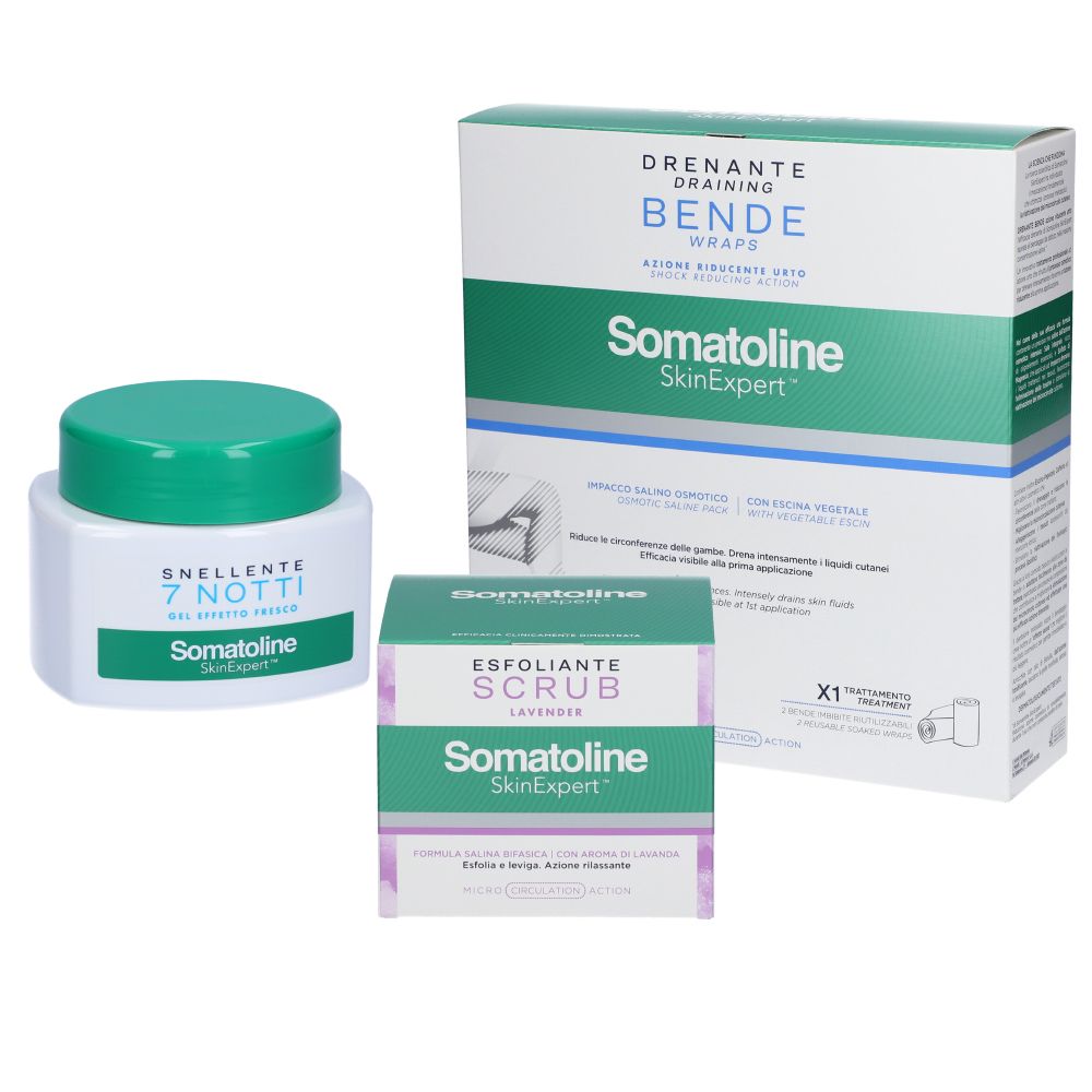Somatoline SkinExpert™ Drenante Bende + Scrub Lavender Snellente 7 not