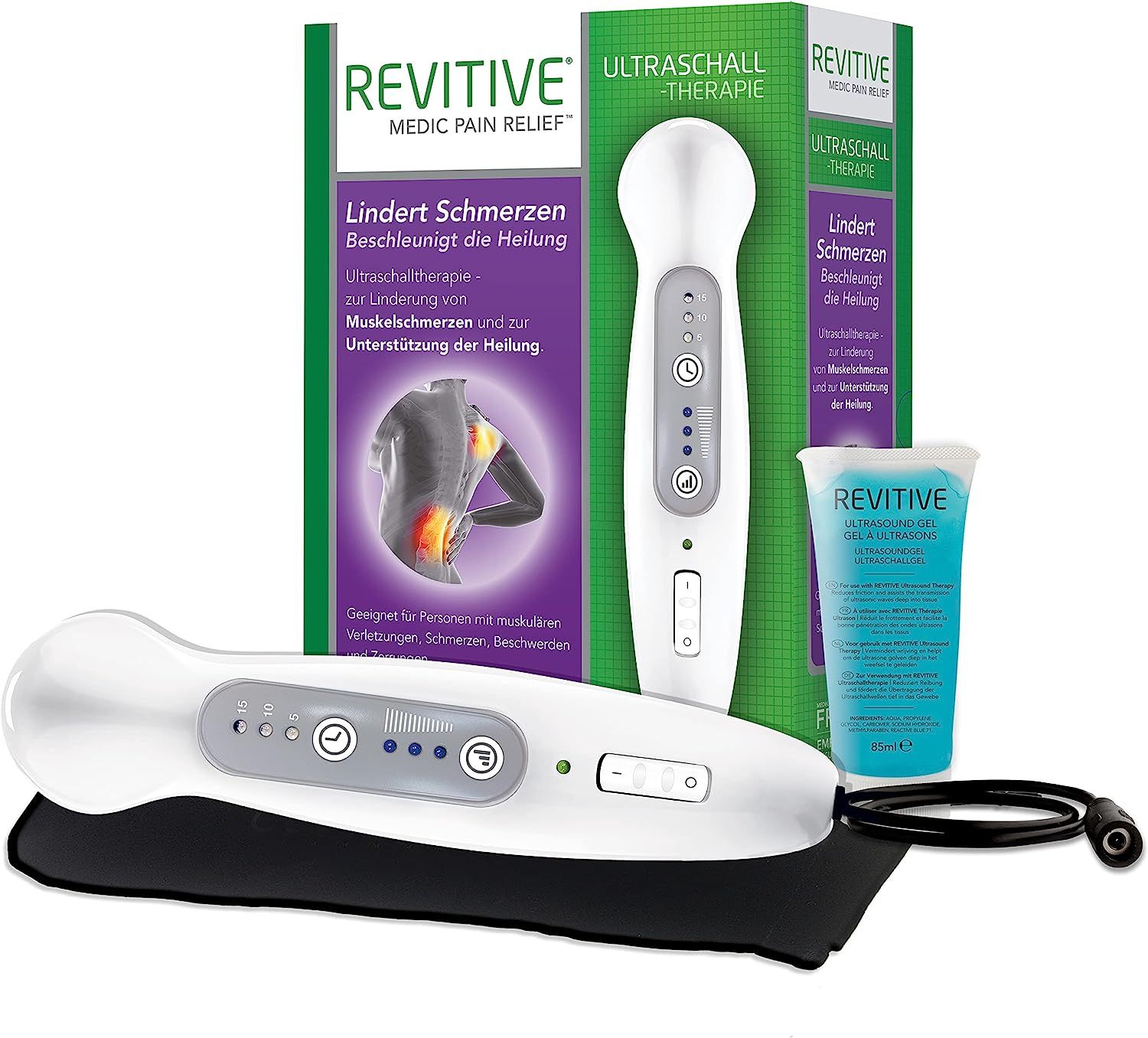 Ultrasuonoterapia Revitive Allevia il dolore di lesioni muscolari, dol