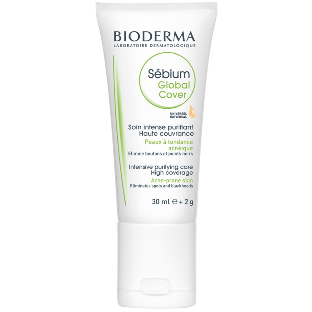 BIODERMA Sebium Global Cover Crema correttiva colorata pelle acneica 3