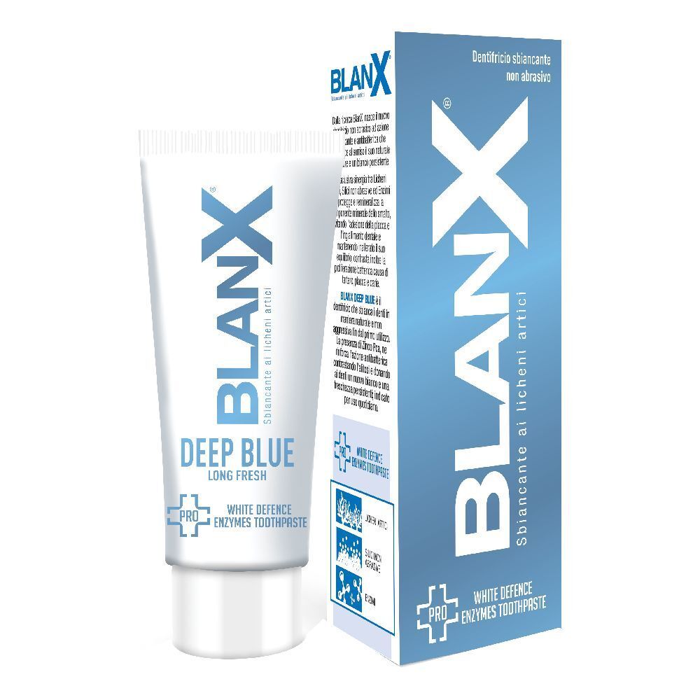 Blanx Deep Blue Dentifricio Sbiancante Non Abrasivo 25 Ml ml Gocce