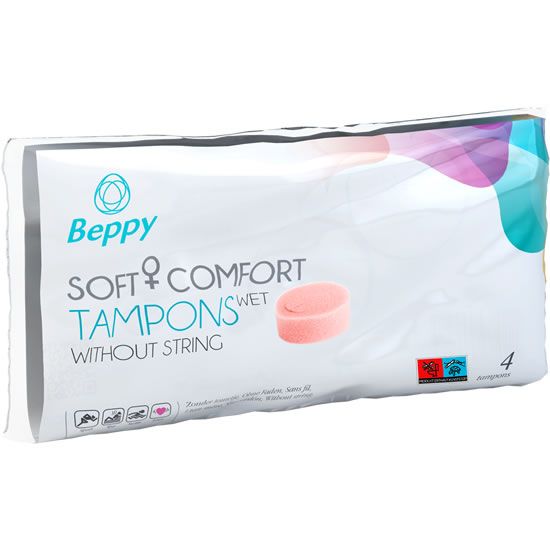 Beppy *WET* Soft + Comfort Tampons senza filo 4 pz Tampone
