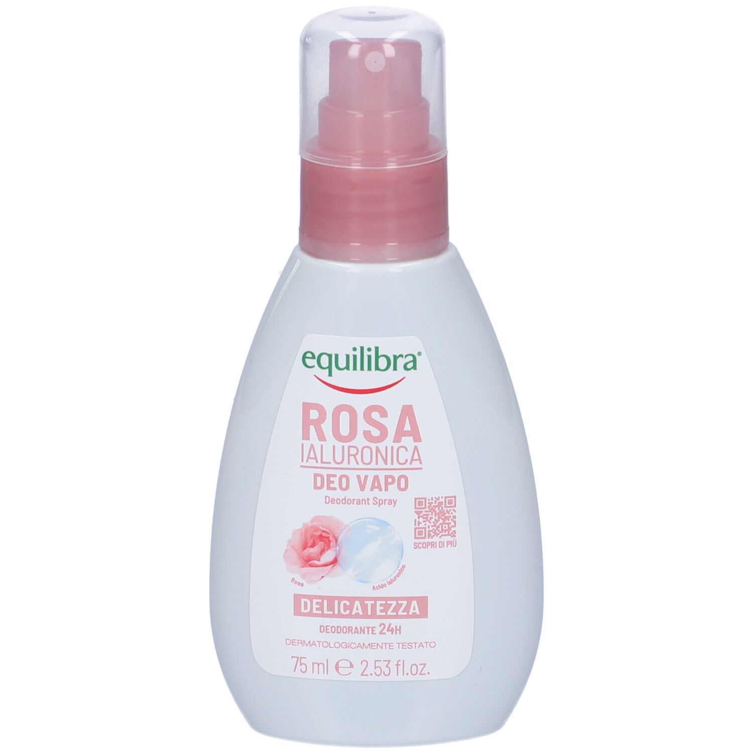 Equilibra Deo Vapo Rosa 75 ml Deodorante Spray