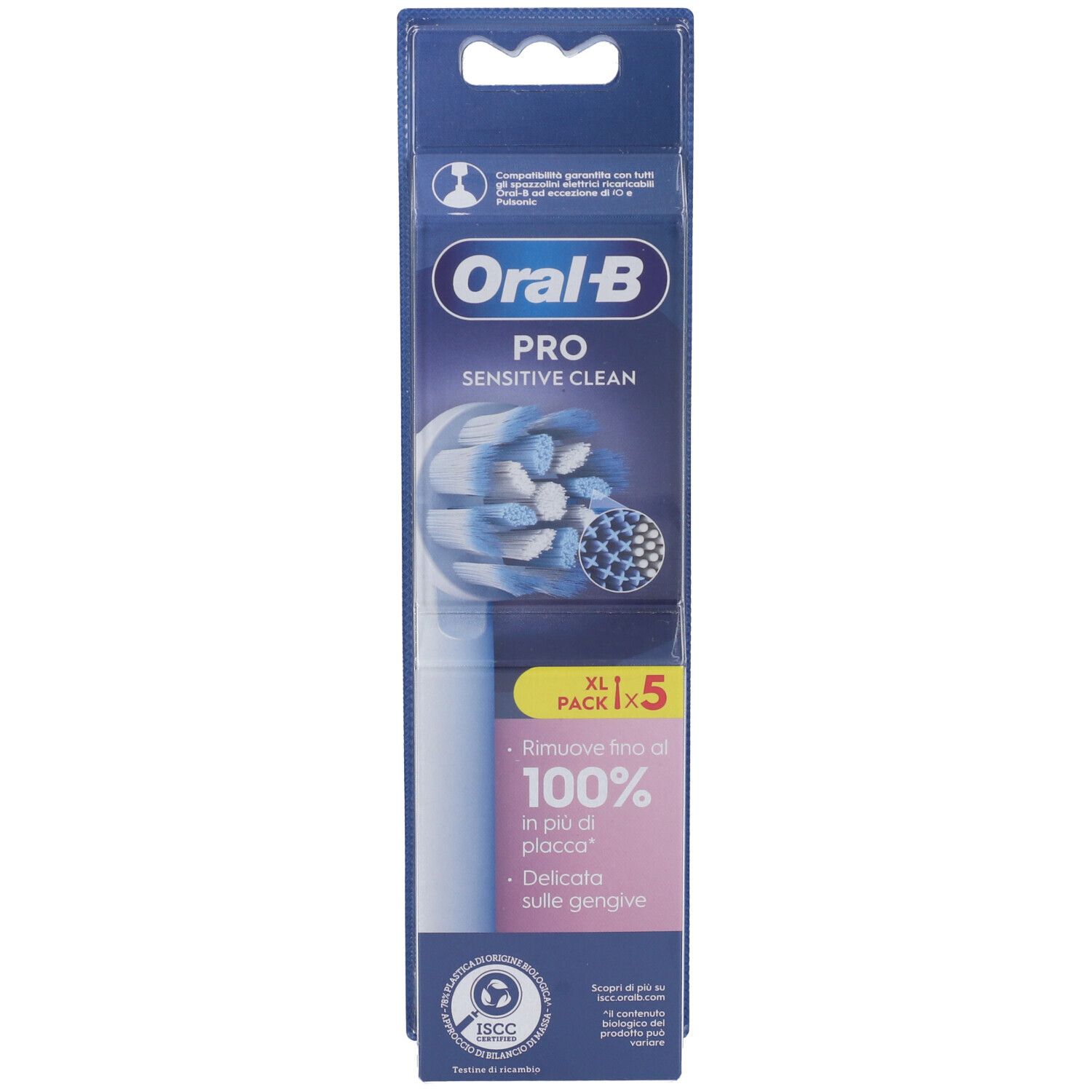 Oral-B Pro Sensitive Clean Testine 5 pz Spazzolino da denti