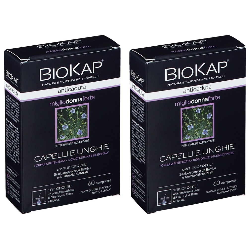 BioKap® Anticaduta Miglio Donna Forte 2x1 pz Compresse