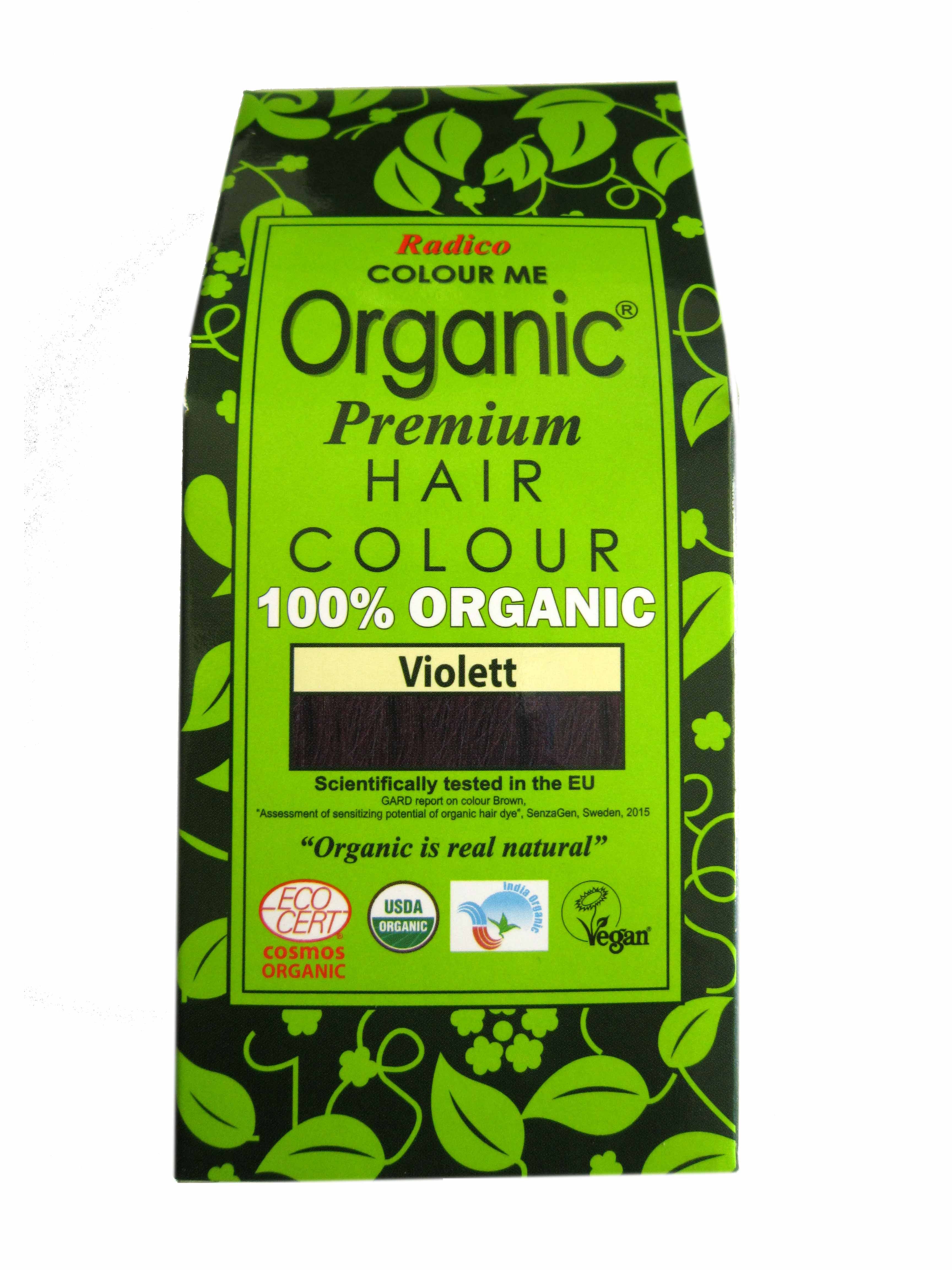 Radico Colour Me Colore Vegetale Biologico per Capelli Viola 100 g