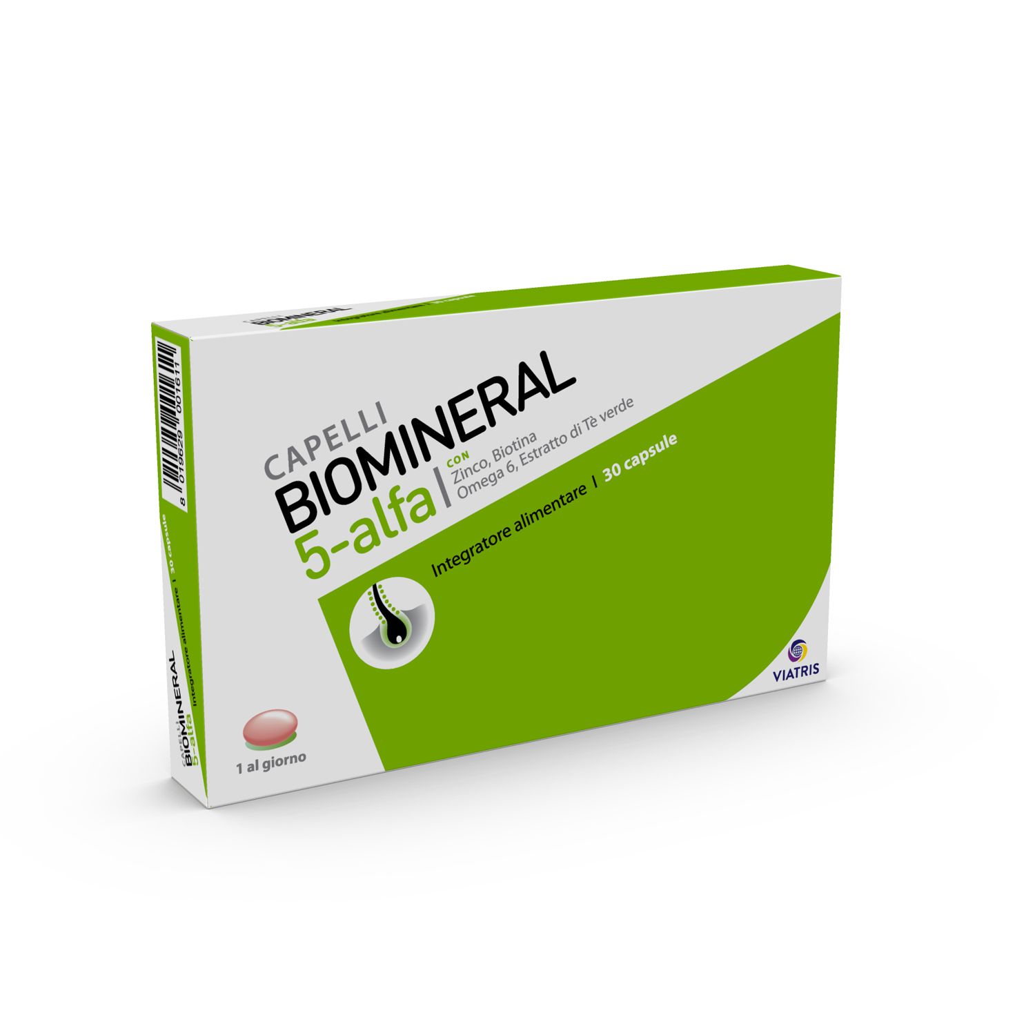 Biomineral 5-ALFA Capelli 30 pz Capsule