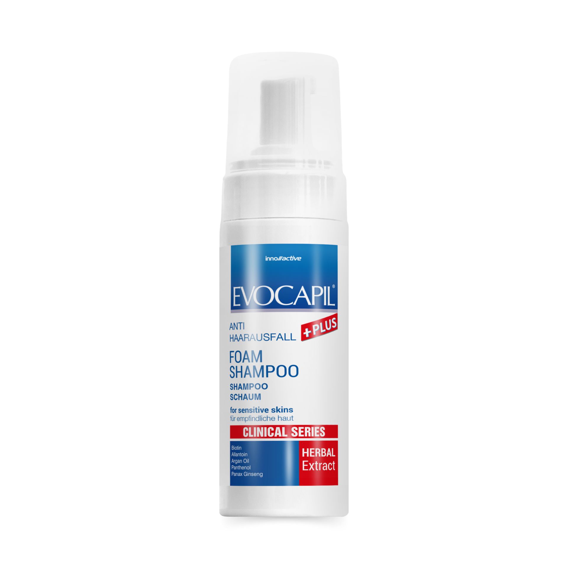 Evocapil Plus shampoo schiuma dopo il trapianto di capelli 150 ml Sham