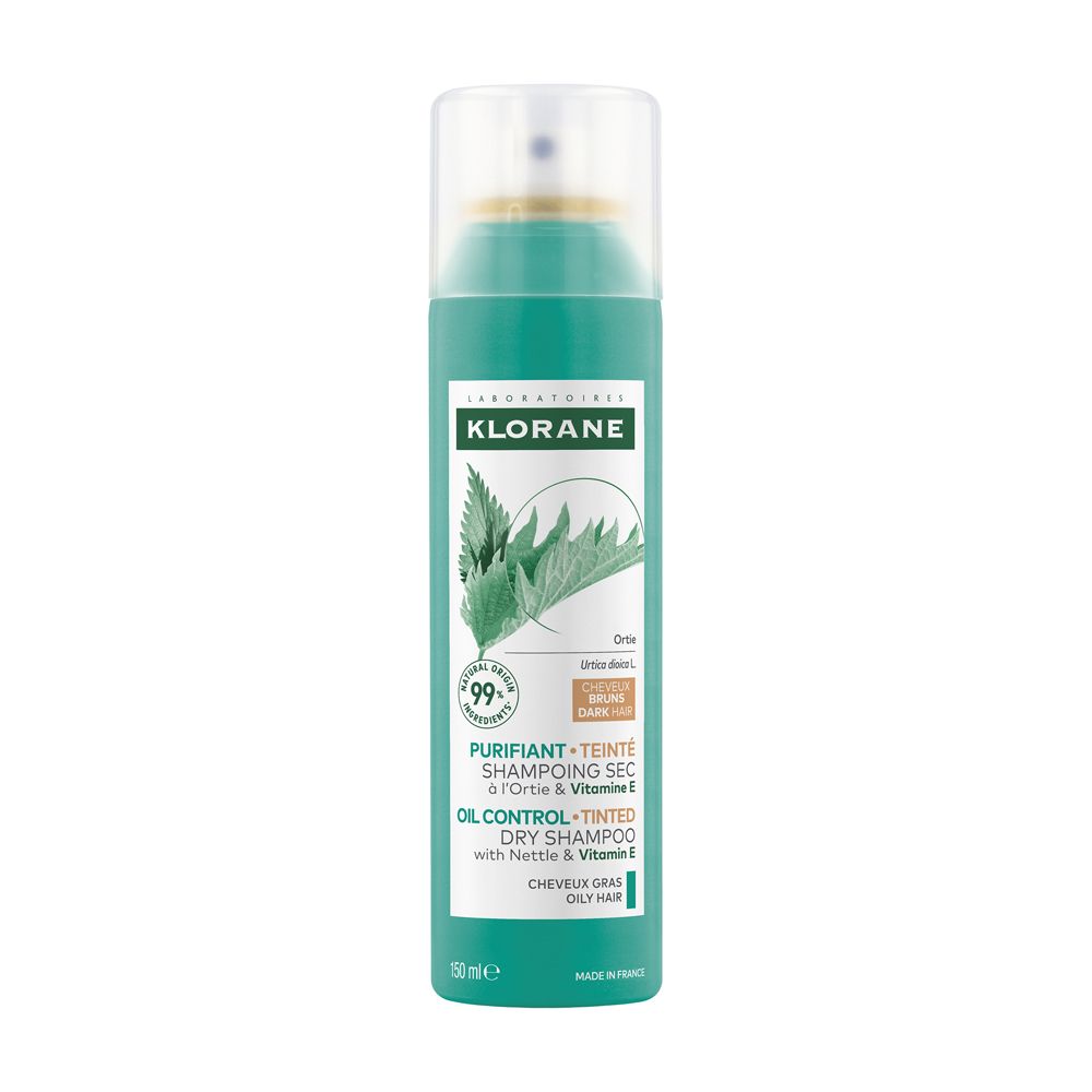 Klorane PURIFICANTE Shampoo Secco all'Ortica & Vitamina E per Capelli