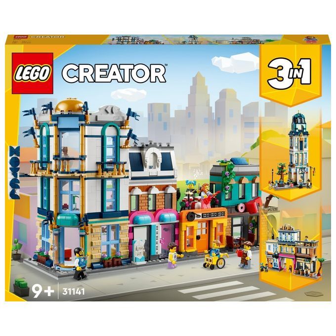 LEGO Creator 3in1 31141 Strada Principale, Grattacielo Art Déco o del