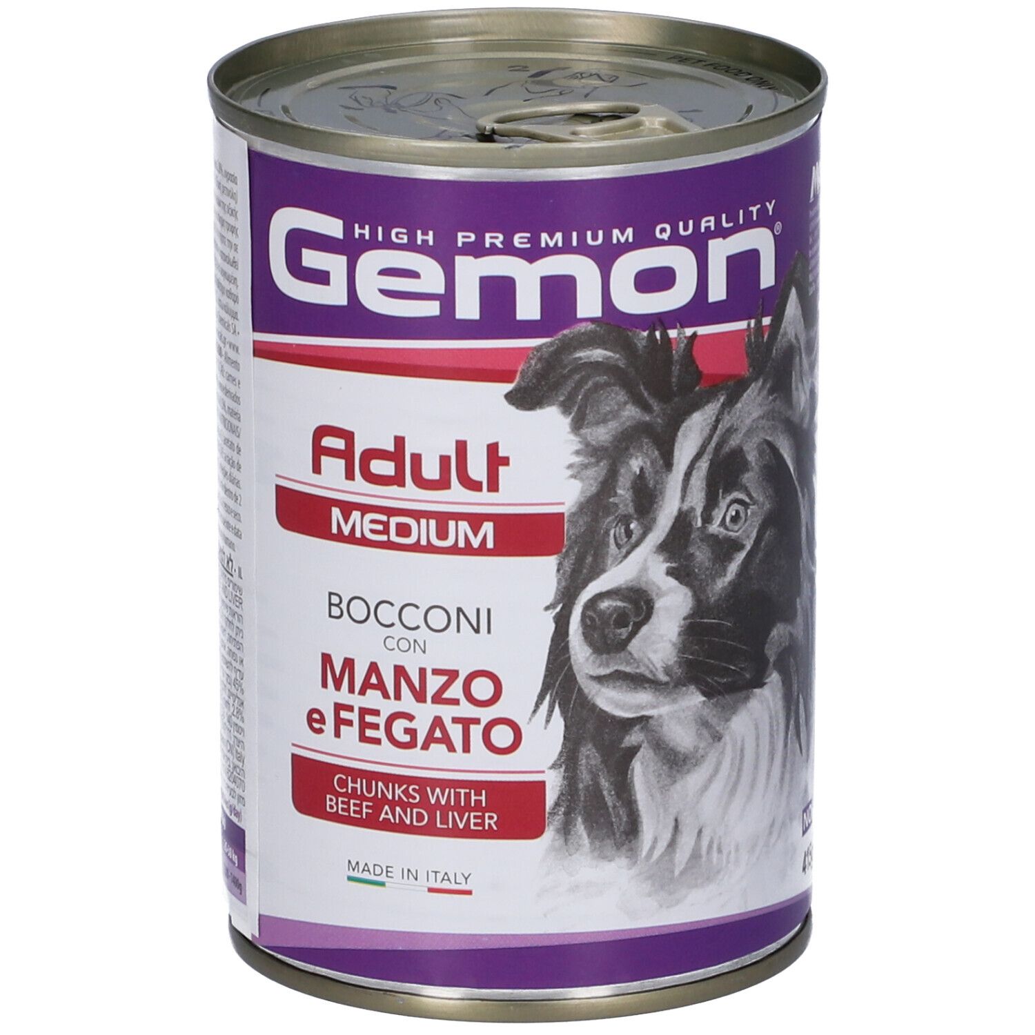 Monge Gemon Manzo Fegato Cani Adulti Taglia Media 415 g Mangime