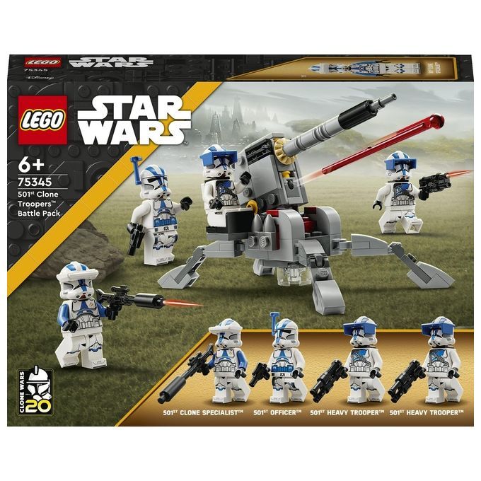 LEGO Star Wars 75345 Battle Pack Clone Troopers Legione 501, Modellino