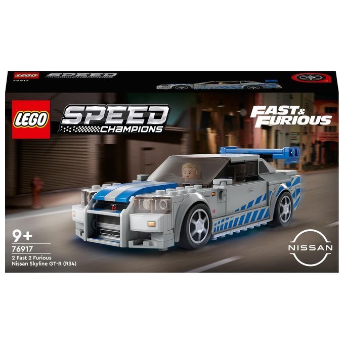 LEGO Speed Champions 76917 2 Fast Furious Nissan Skyline GT-R (R34) Ma
