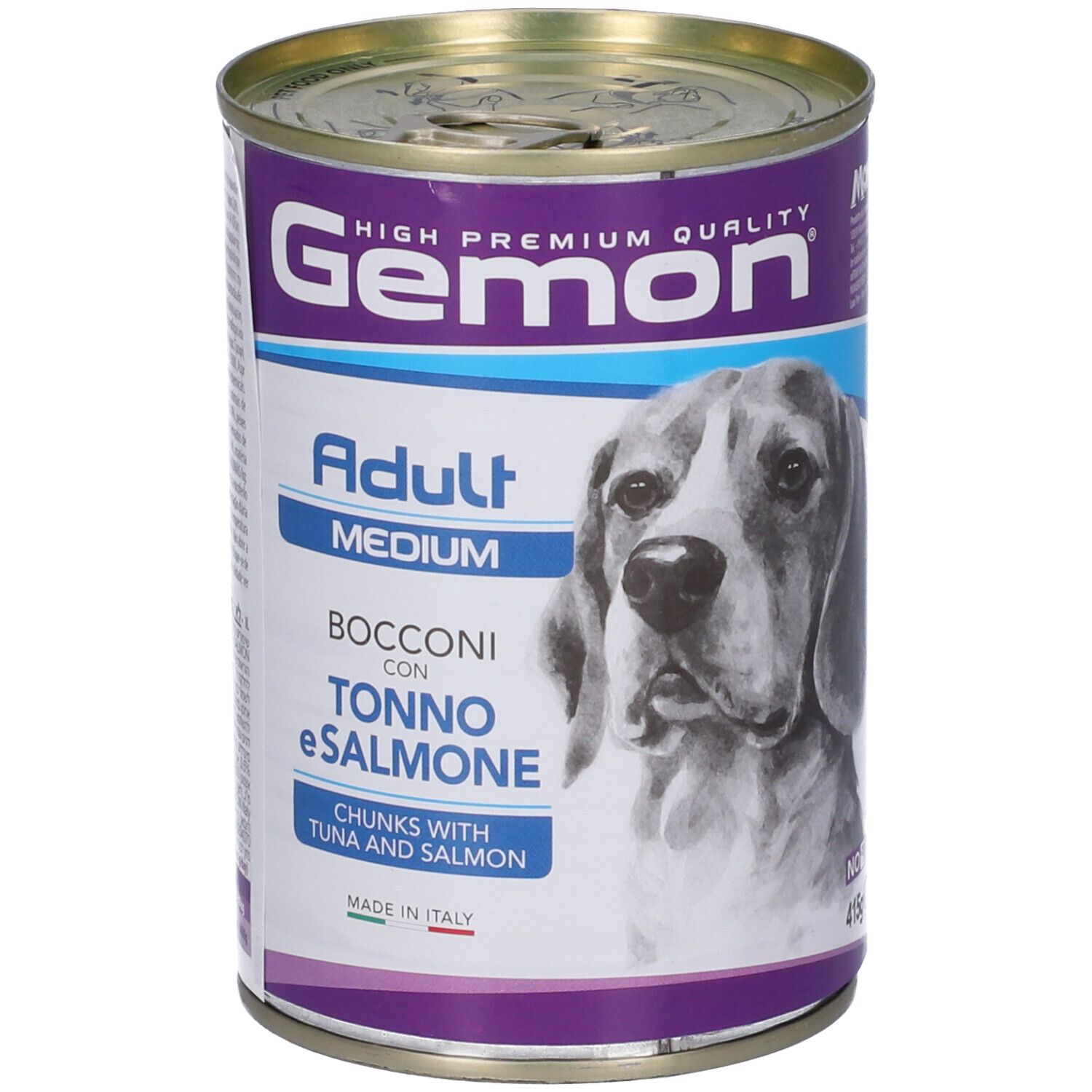 Gemon Adult Medium Bocconi Tonno Salmone 415 g Mangime