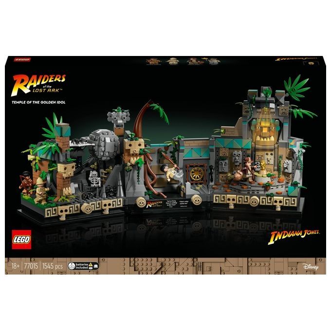 LEGO Indiana Jones 77015 Il Tempio dell'Idolo d'Oro, Kit di Costruzion