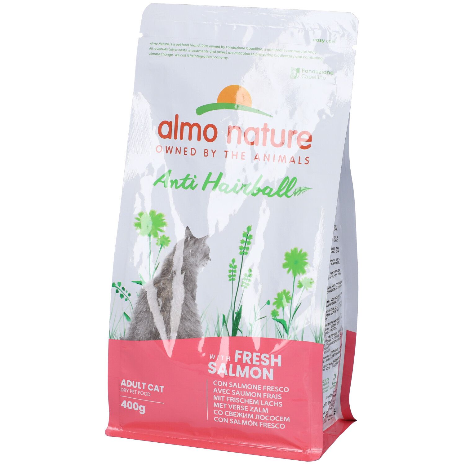 Almo Nature Holistic Cat Anti Hairball con Salmone Fresco 400 g Mangim