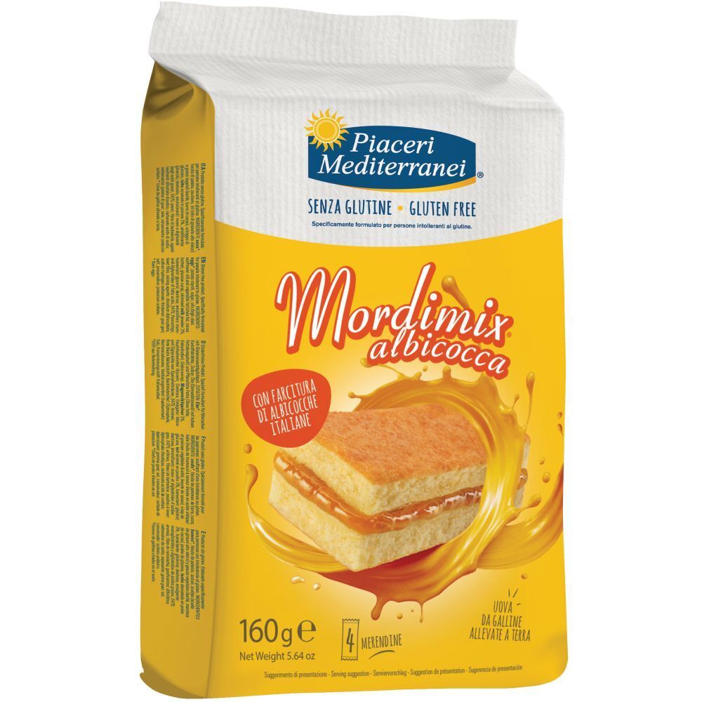 Piaceri Mediterranei Mordimix Albicocca 4x40 g Altro