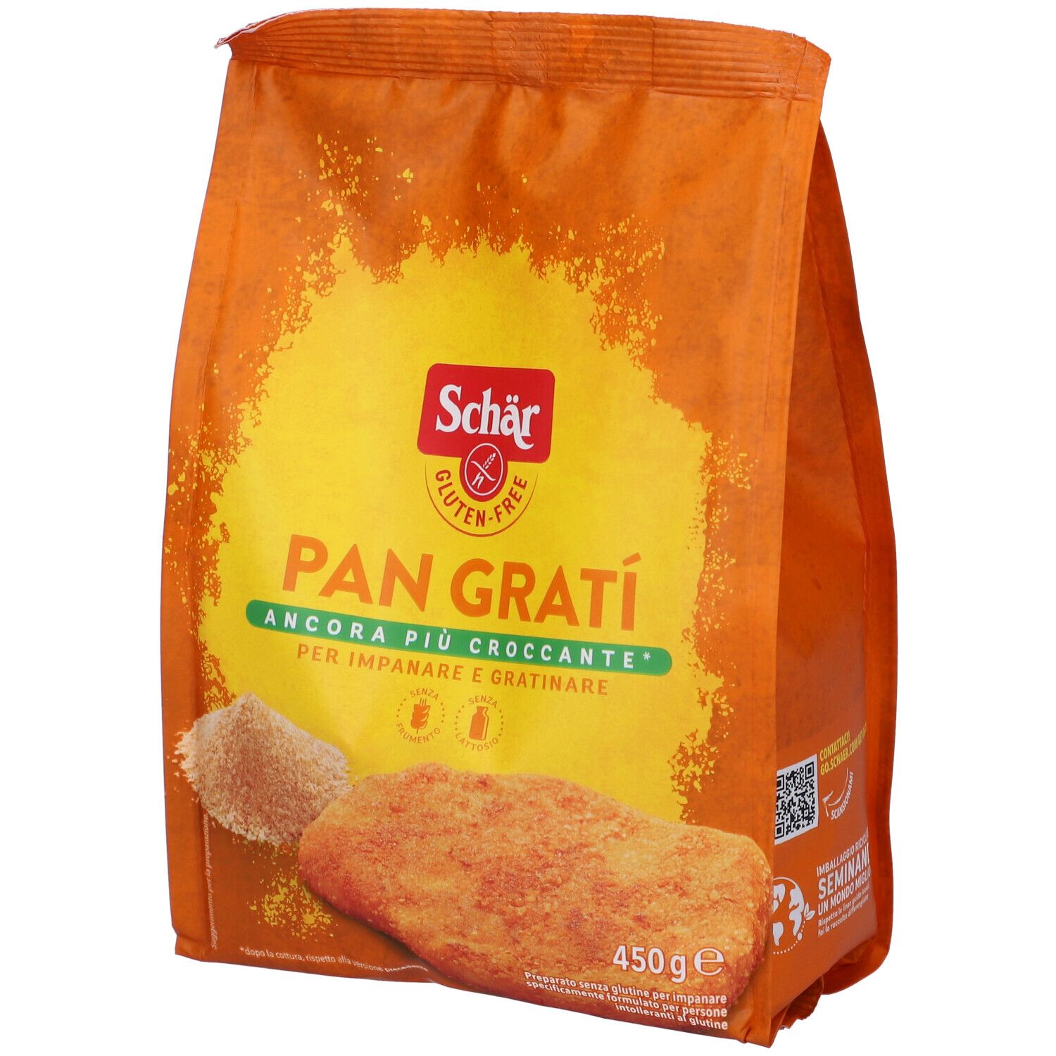 Schar Pan Grati' Senza Lattosio 450 G g