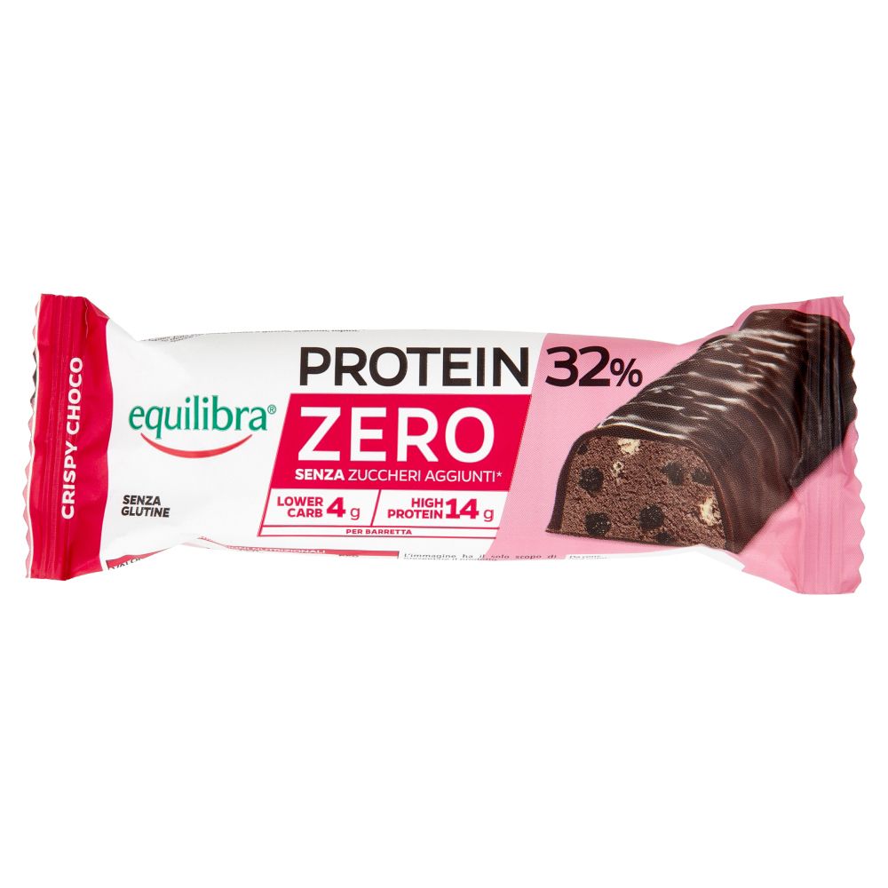 Equilibra® Protein 32% Zero Crispy Choco 45 g Barretta