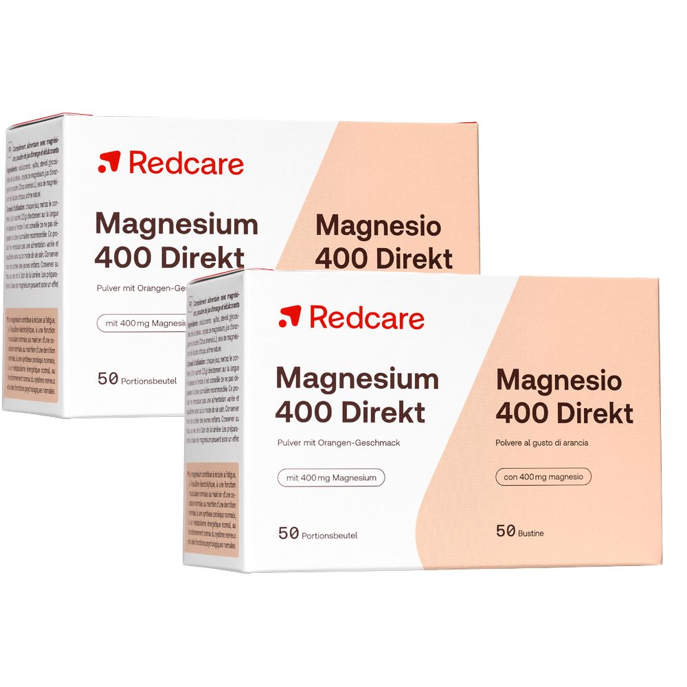 Redcare Magnesio Diretto 400 Set da 2 2x50 pz Granuli